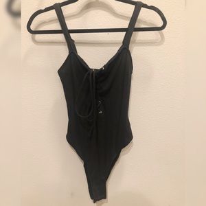 Urban Outfitters/Out From Under Lace-Up Bodysuit